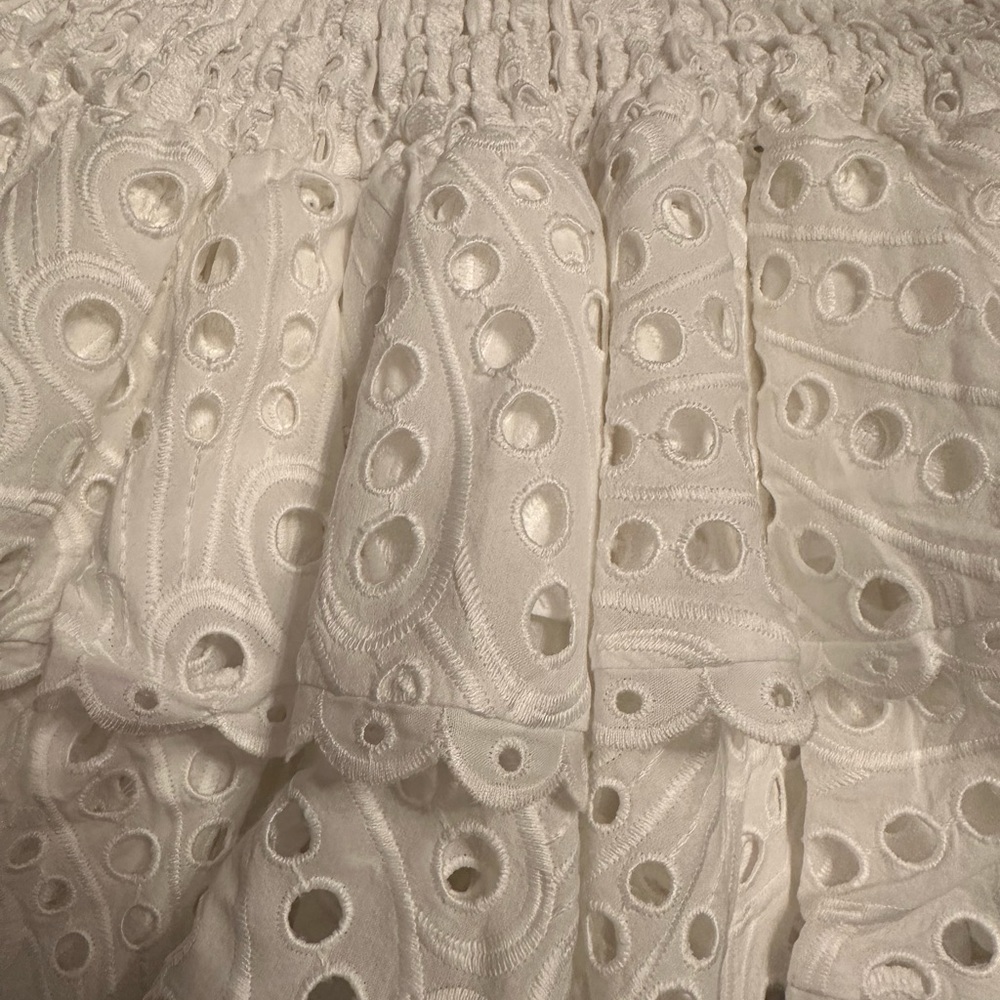 Charo Ruiz Ibiza Liliana Midi Skirt in White Fruition - Picture 9 of 9